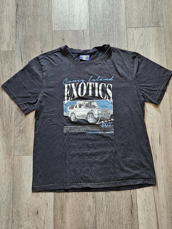 Coney Island Other - Coney Island Picnic Exotics G-Wagon Graphic T-Shirt Faded Black Mens Medium